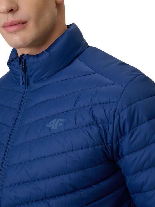 Μπουφάν Puffer Αδιάβροχο και Αντιανεμικό Navy Blue