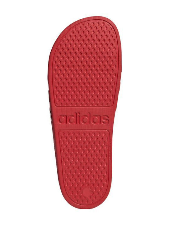 Adilette Aqua Men's Flip Flops Red