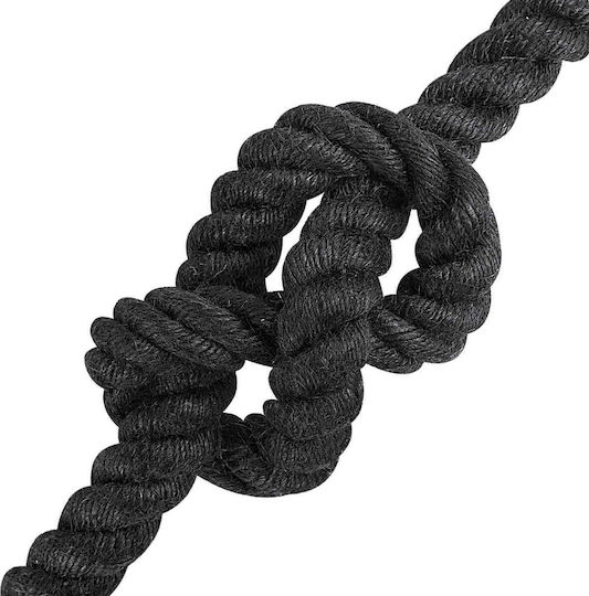 vidaXL Rope Jute 16 Black 100% Jute Tossa 42011625 Black