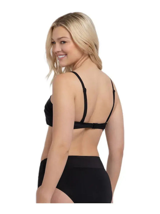 Strapless Bikinioberteil Mit Polsterung Schwarze