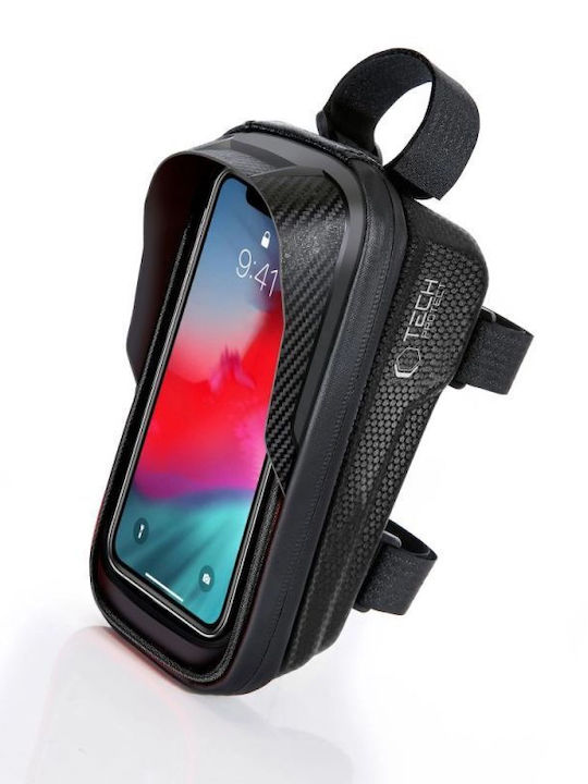 Tech-Protect Τσαντάκι Σκελετού Ποδηλάτου Διπλό 1lt Μαύρο
