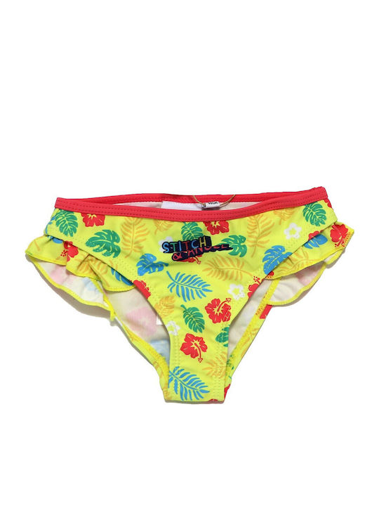 Disney Stitch & Angel Kinder Badebekleidung Bikini Gelb