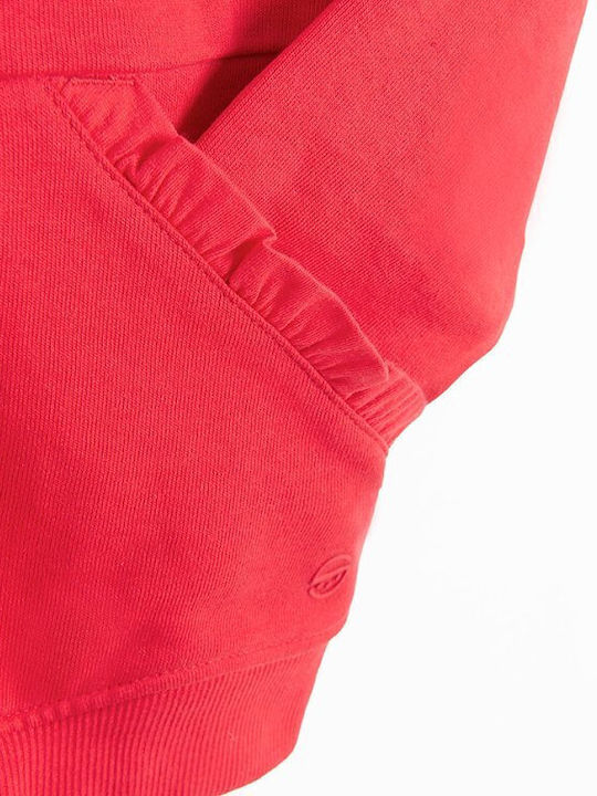 Kids Sweatshirt with Hood Red