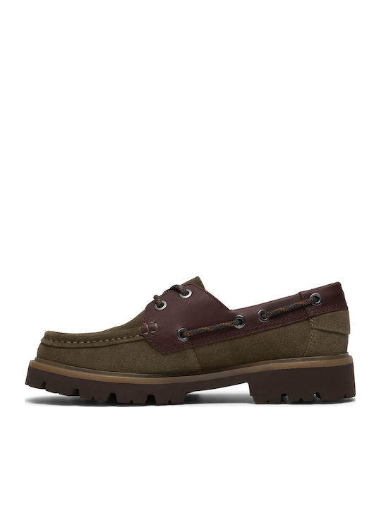 Boat Ανδρικά Boat Shoes σε Πράσινο Χρώμα