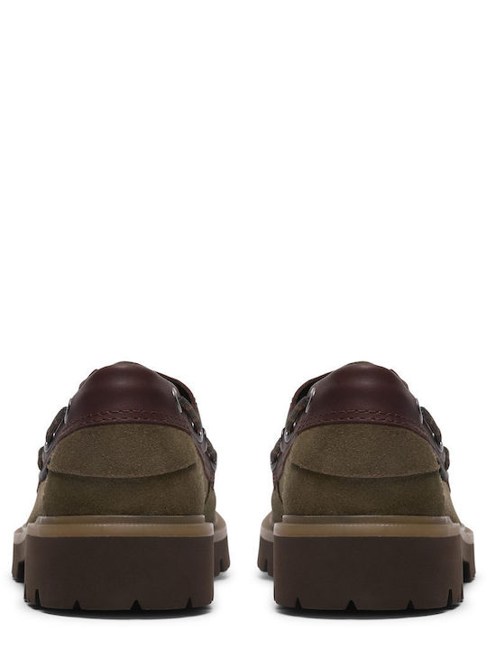 Boat Ανδρικά Boat Shoes σε Πράσινο Χρώμα
