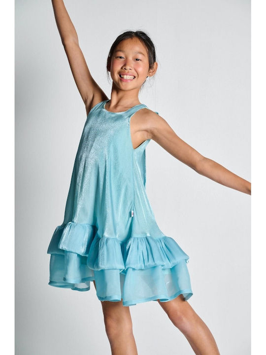 Girls Dress Light Blue