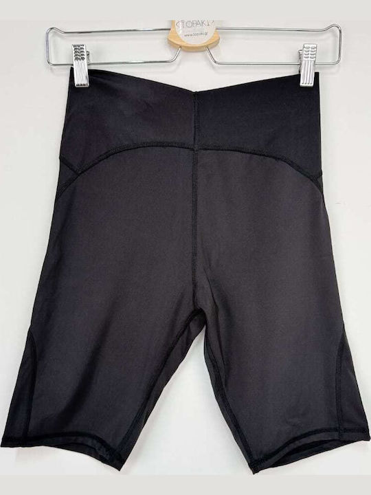 Training Damen Set mit Leggings-Shorts Schwarz
