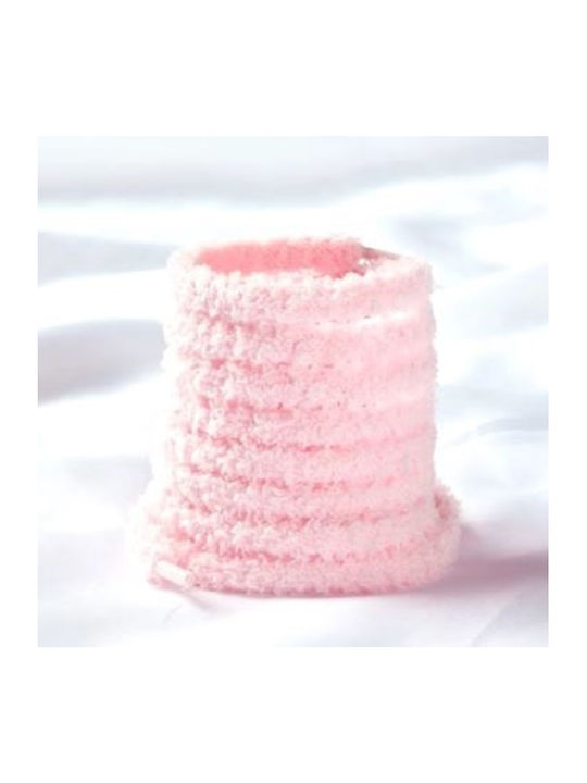 Set 2 Plush Fuzzy Shoelaces 120 Cm Pink