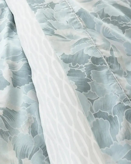 Nima Bellagio Set Bed Sheets Double 240x270cm Sky Blue (4pcs)