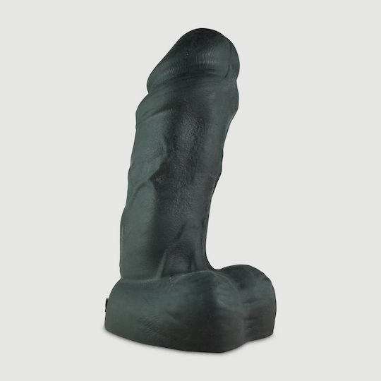 Ρεαλιστικό Dildo με Όρχεις Μαύρο
