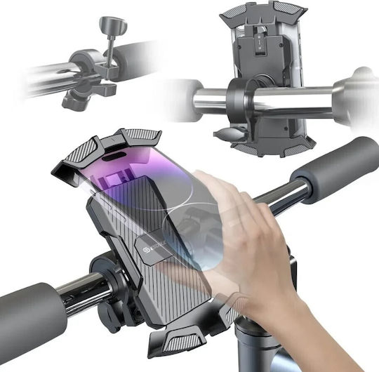 Earldom Eh275 Bicycle And Motorcycle Mobile Phone Holder 360° Automatic Lock Universal Phone Holder Scooter