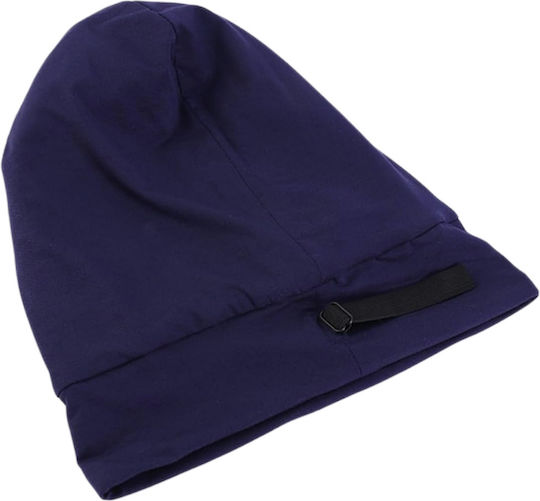 Beanie Γυναικείος Σκούφος με Πλεξούδες σε Μπλε χρώμα