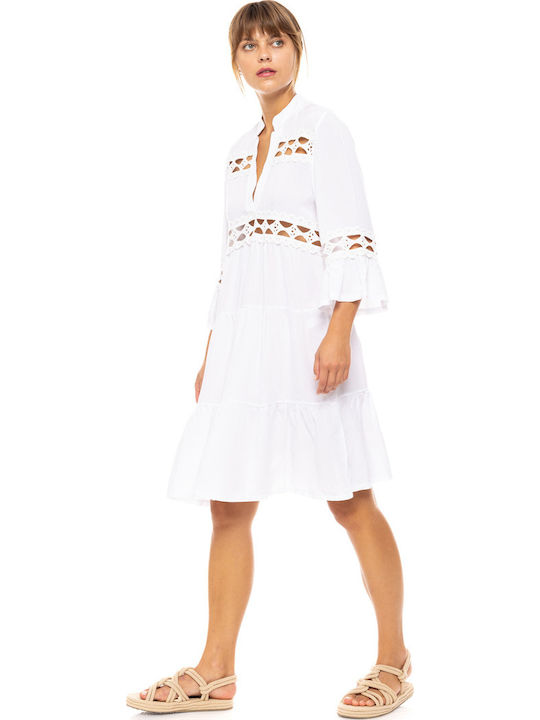 Pink Label Damenbademode Kleid Yacht Blau