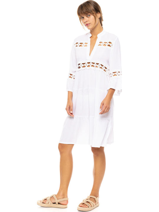 Pink Label Damenbademode Kleid Yacht Blau