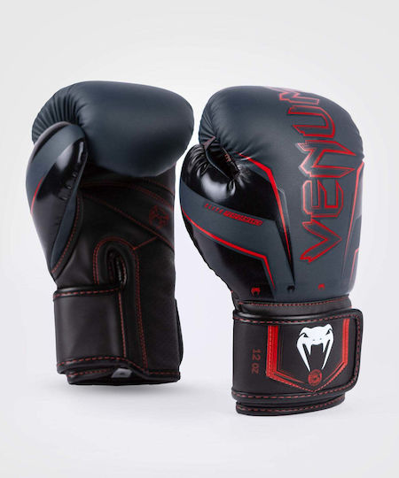 Venum Elite Evo Boxing Gloves for Competition Black