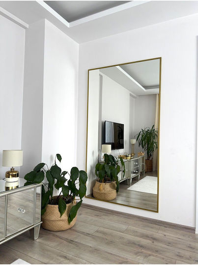 SteweHome STE-010159-P10159 Καθρέπτης Ολόσωμος Χρυσός 180x100cm SteweHome STE-010159-P10159 Καθρέπτης Ολόσωμος Χρυσός 180x100cm