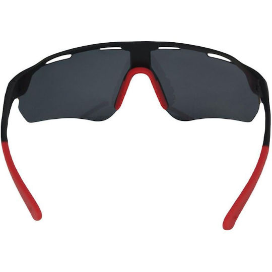 Dunlop Cycling Glasses with Black Frame and Dark Lenses