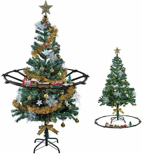 Electric Train Christmas Tree Sound Light 4 Carriages