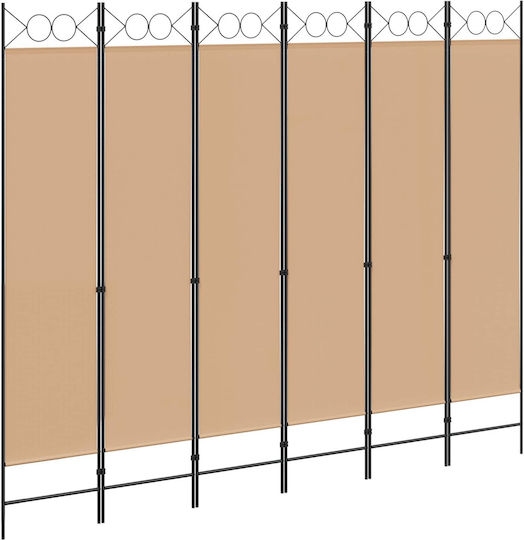 vidaXL Paravan Decorativ din Țesătură 240x200cm