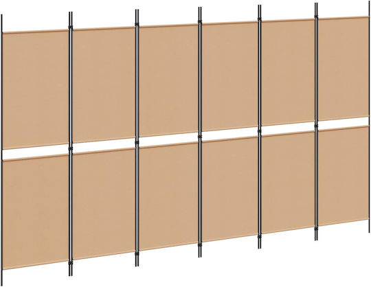 vidaXL Raumteiler Stoff 300x180cm