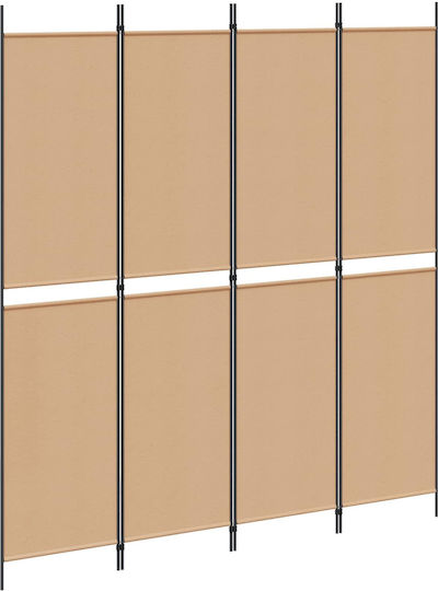 vidaXL Fabric Room Divider 200x220cm