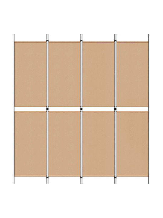 vidaXL Raumteiler Stoff 200x220cm
