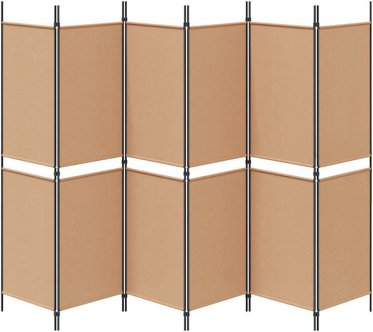 vidaXL Raumteiler Stoff 300x180cm