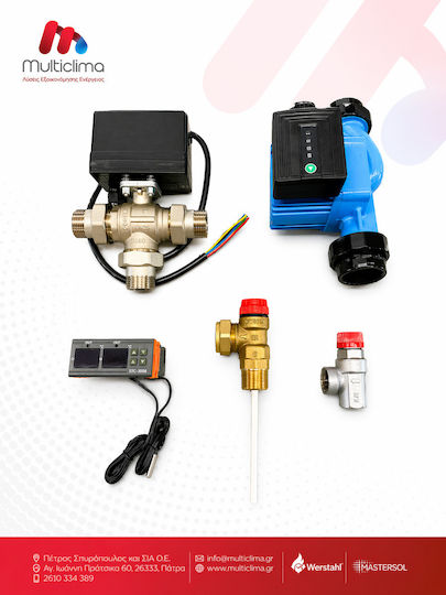 Accesorii Kit Circuit Vas Închis Șemineu Energetic Calorifer Werstahl
