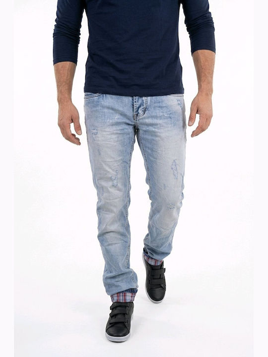 Men's Blue Jeans Pants A-PANTELONIA-341-IT01(J322)