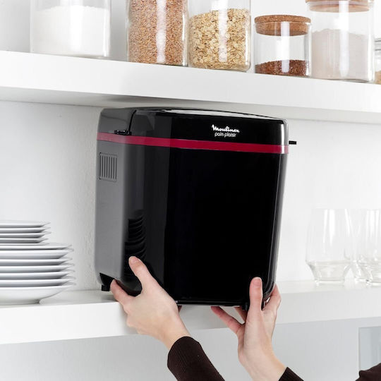 Moulinex Αρτοπαρασκευαστής 650W Χωρητικότητας 1000gr με 17 Προγράμματα