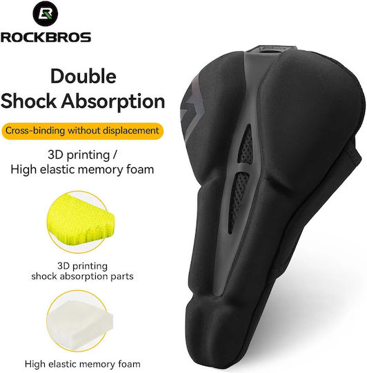 Rockbros Elastic Memory Foam Shock-absorbing Bicycle Saddle Cover