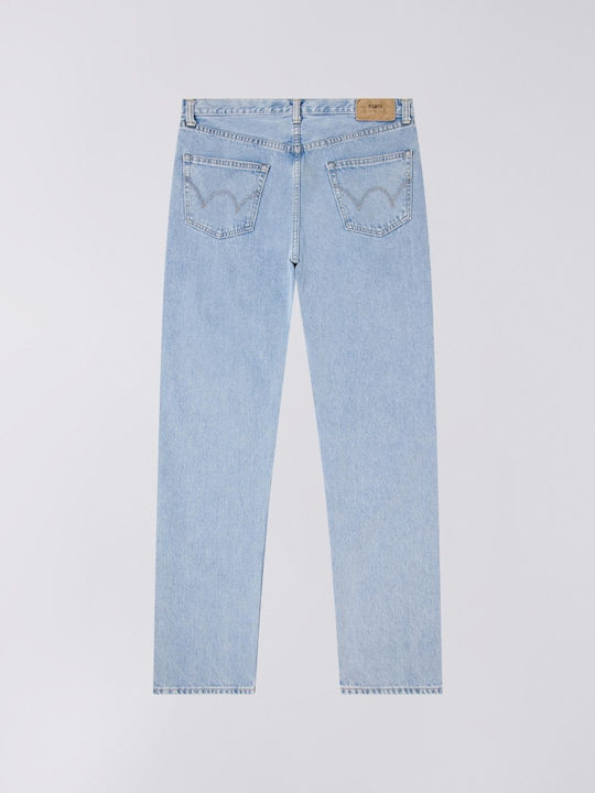 Made In Japan Men's Jeans Pants With Regular Straight Fit Blue Light Used