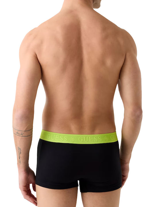 Joe Herren Boxershorts Allover Camou Lime 3Pack
