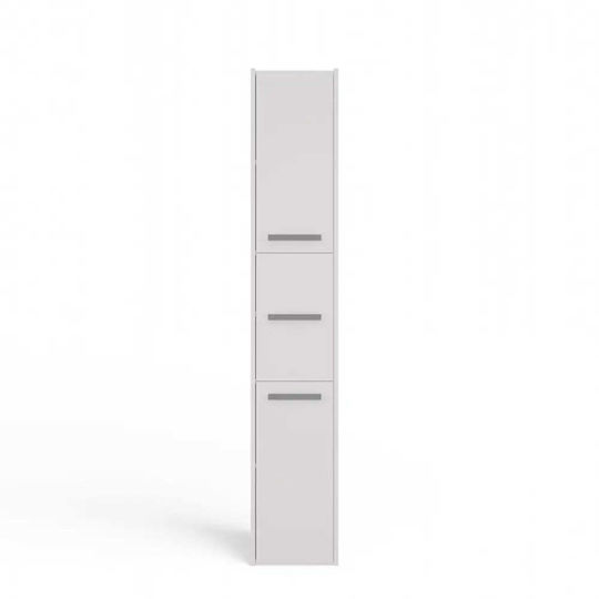 Topeshop S33 Στήλη Μπάνιου Δαπέδου Μ30xΒ30xΥ170cm Λευκή