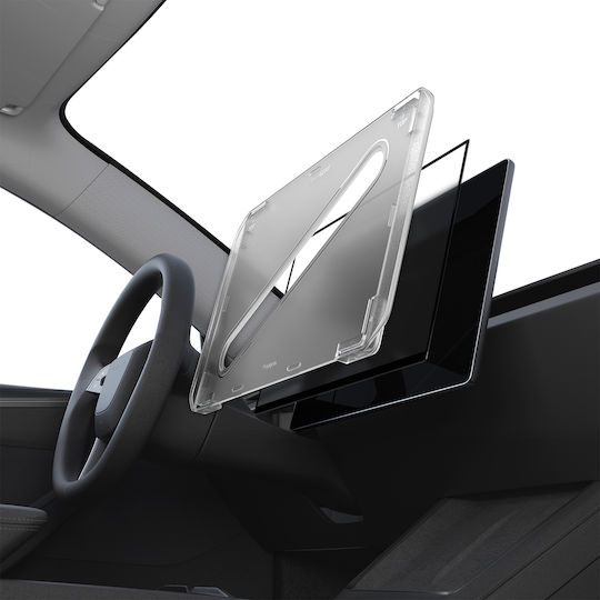 Spigen Tesla Ez Fit Anti Glare Mattes Displayschutzfolie Schwarz Tesla Model Y L 2026 Agl10819