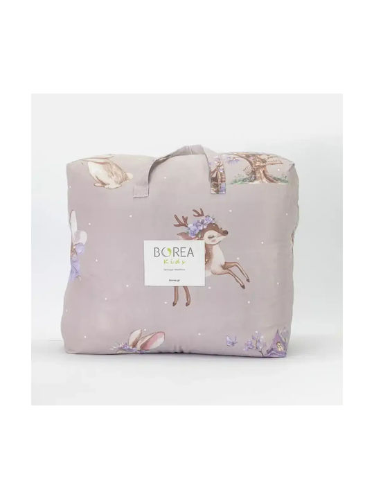 Borea Παιδικό Πάπλωμα Μονό με Γέμιση Microfiber Λιλά 160x240εκ.