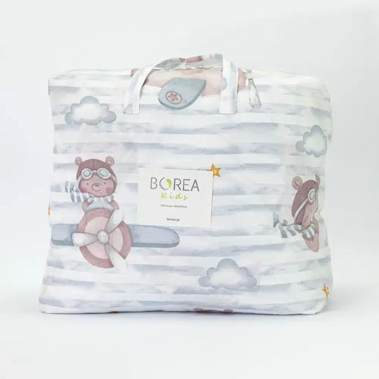 Borea Kids Duvet Single Pilot Light Blue 160x240cm