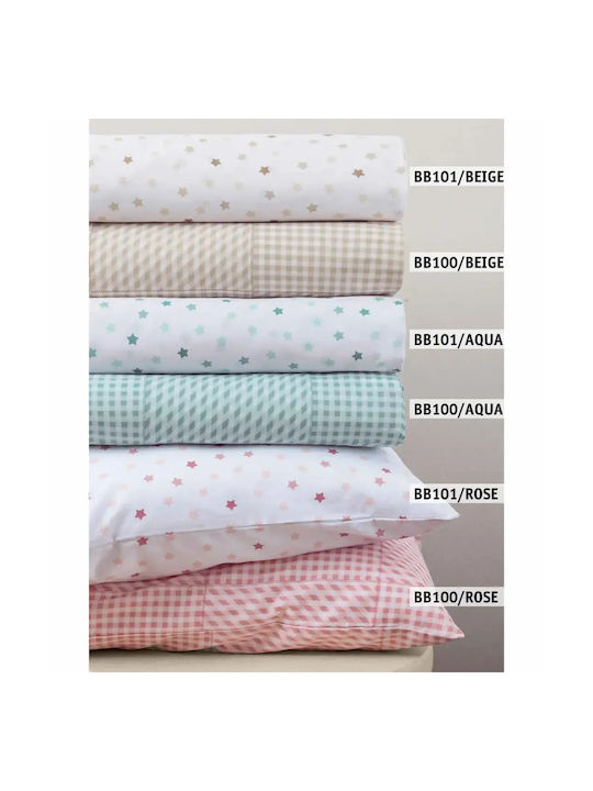 Palamaiki Kids Duvet Double Sided Single Bon Bon Bb100-bb1-1 Beige 160x240cm