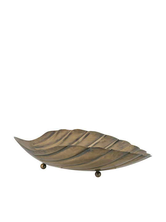 Artekko Solis Decorative Platter Metallic Gold 31.5x26.5x6cm