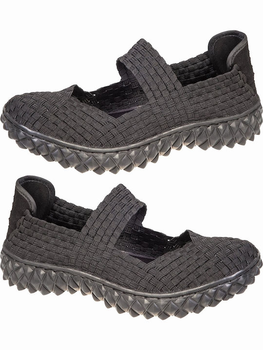 Damen Slip-Ons Schwarze