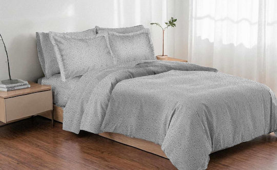 Linea Home Super-Double Set 4 Pieces 220x260cm Grey Linea Home Super-Double Set 4 Pieces 220x260cm Grey