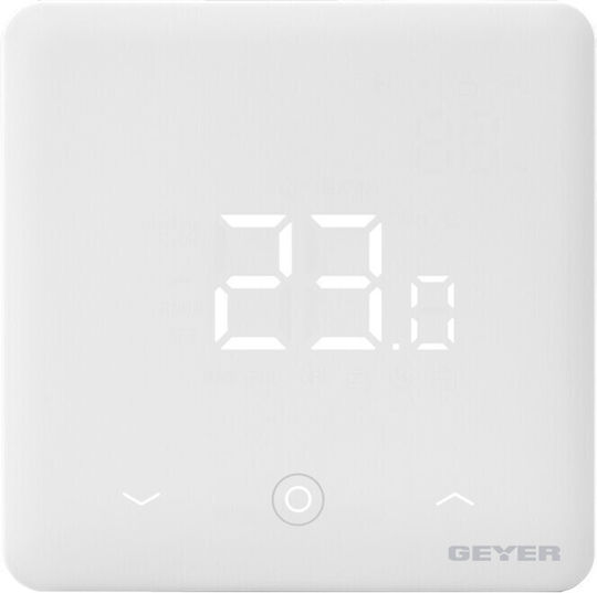 Geyer GS-THWH-W Ψηφιακός Θερμοστάτης Χώρου Smart με Wi-Fi