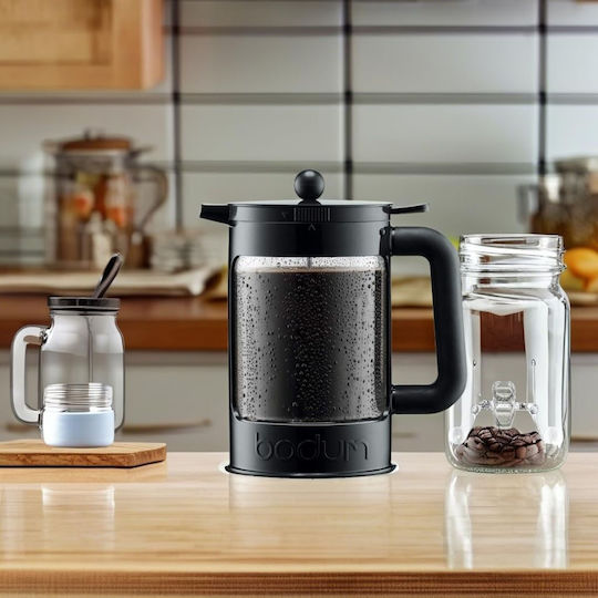 Bodum Cafetieră Cu Filtru Manual Neagră 1.5lt