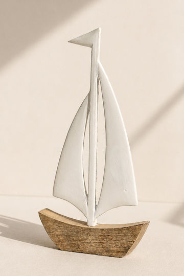 Kaemingk Διακοσμητικό Καράβι Ξύλινο 2.5x25x46cm