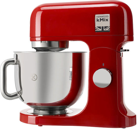 Kenwood kMix Mixer Planetar 1000W Cu Bol Inox 5L Tot Roșu