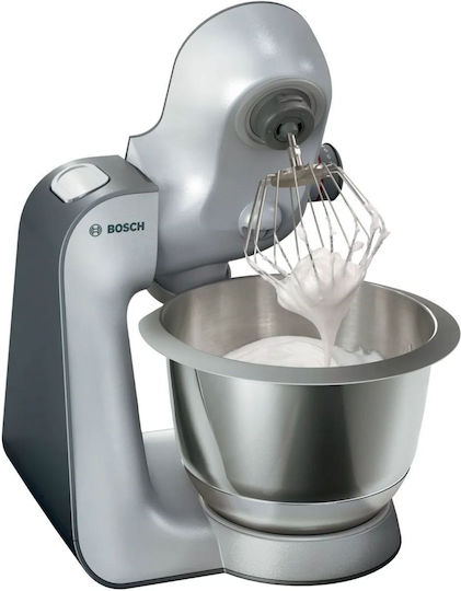Bosch Κουζινομηχανή 1000W με Ανοξείδωτο Κάδο 3.9lt