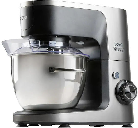 Domo Κουζινομηχανή 1200W με Ανοξείδωτο Κάδο 4.5lt