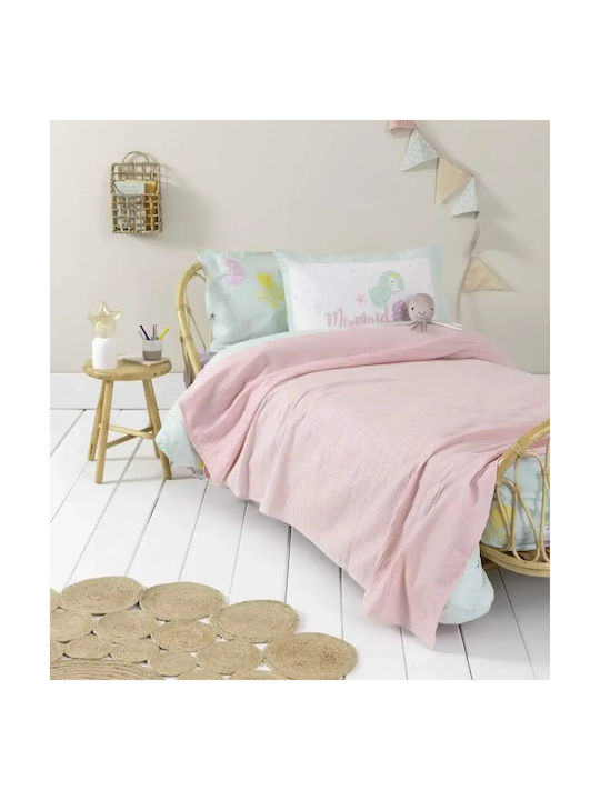 Nima Κουβέρτα Dune Pink 160x160εκ.