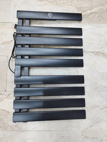 Homa Electric Towel Rail 425W 91.6x57cm Black
