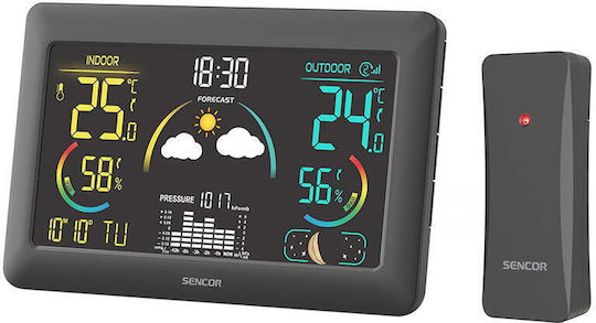 Sencor SWS 4900 Drahtlos Wetterstation Digital Tischplatte